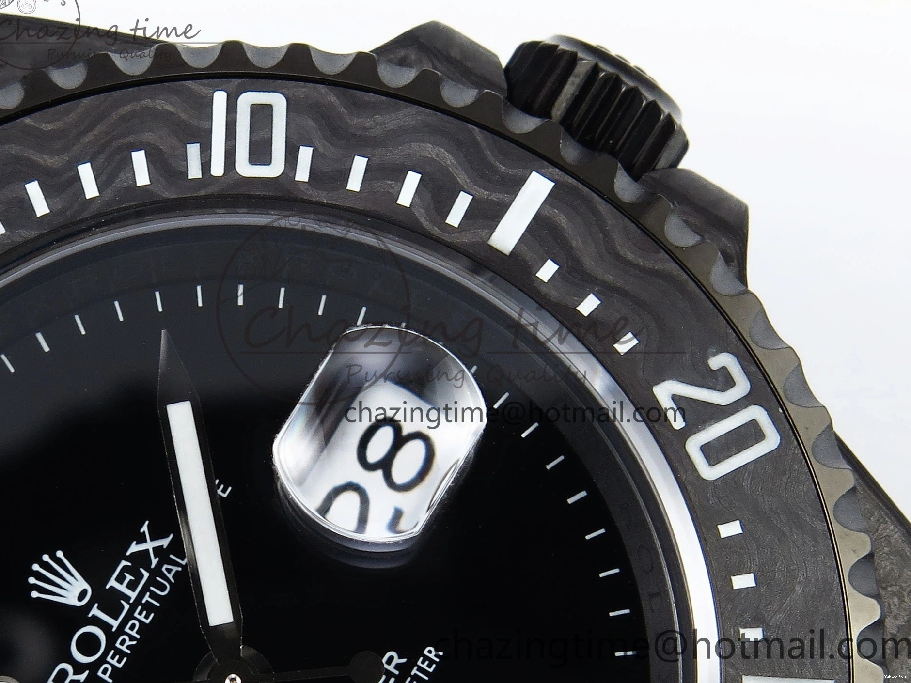 Black Strap Dweller on Dial A2824 DIWF Edition Nylon 43mm Black Best Carbon Sea 0411